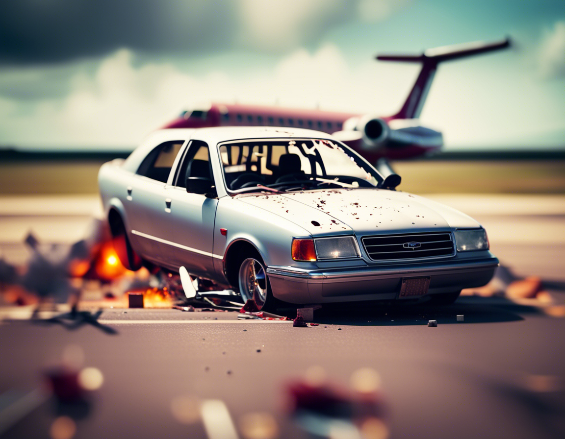 Самолет протаранил автомобиль в Техасе во время посадки — news-m.ru